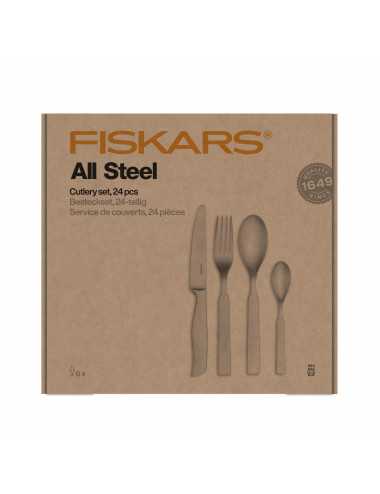 FISKARS ZESTAW SZTUĆCÓW 24szt. ALL STEEL