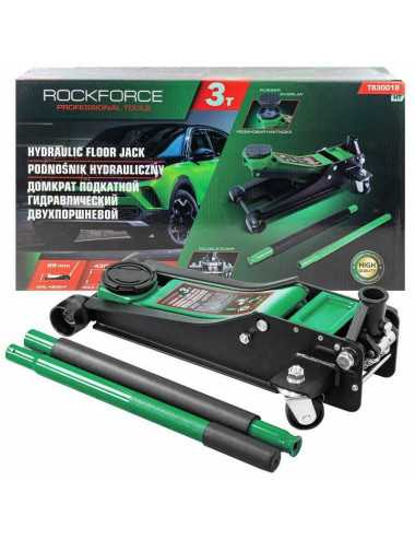 ROCKFORCE DŹWIGNIK "ŻABA"  3T  85-430mm  2-TŁOKOWY