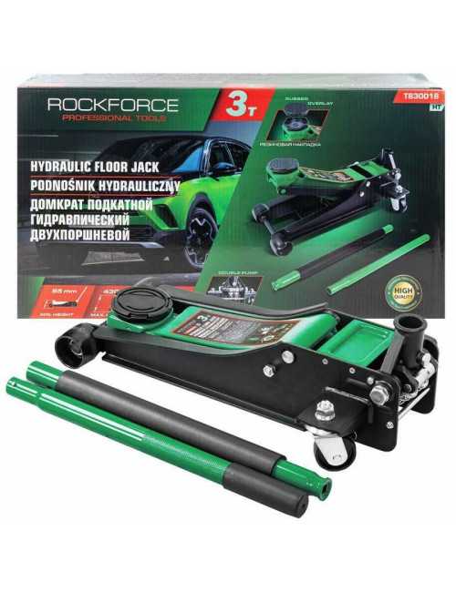 ROCKFORCE DŹWIGNIK "ŻABA"  3T  85-430mm  2-TŁOKOWY