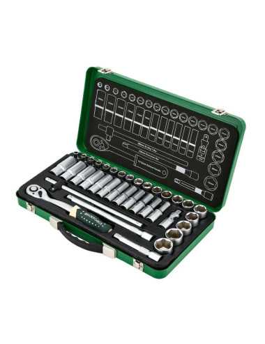 ROCKFORCE ZESTAW KLUCZY  36 ELEMENTÓW 1 2"  8-32mm