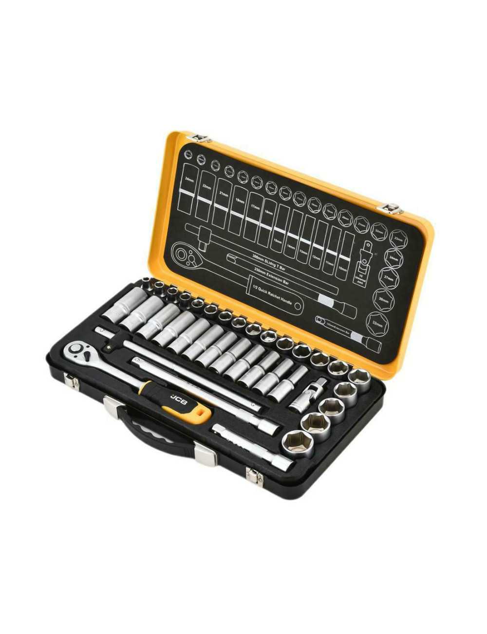 JCB ZESTAW KLUCZY  36el. 1 2"  8-32mm