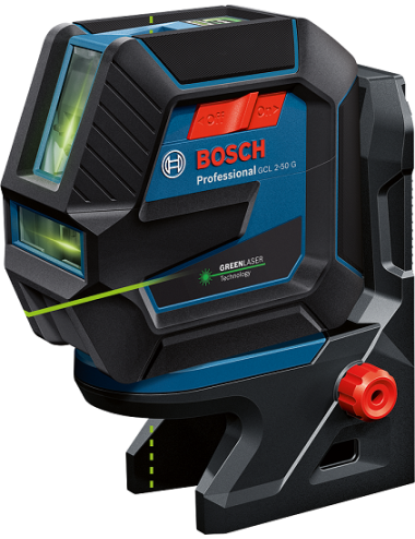 BOSCH LASER KRZYŻOWY GCL 2-50 G ZIELONY + UCHWYT RM 10