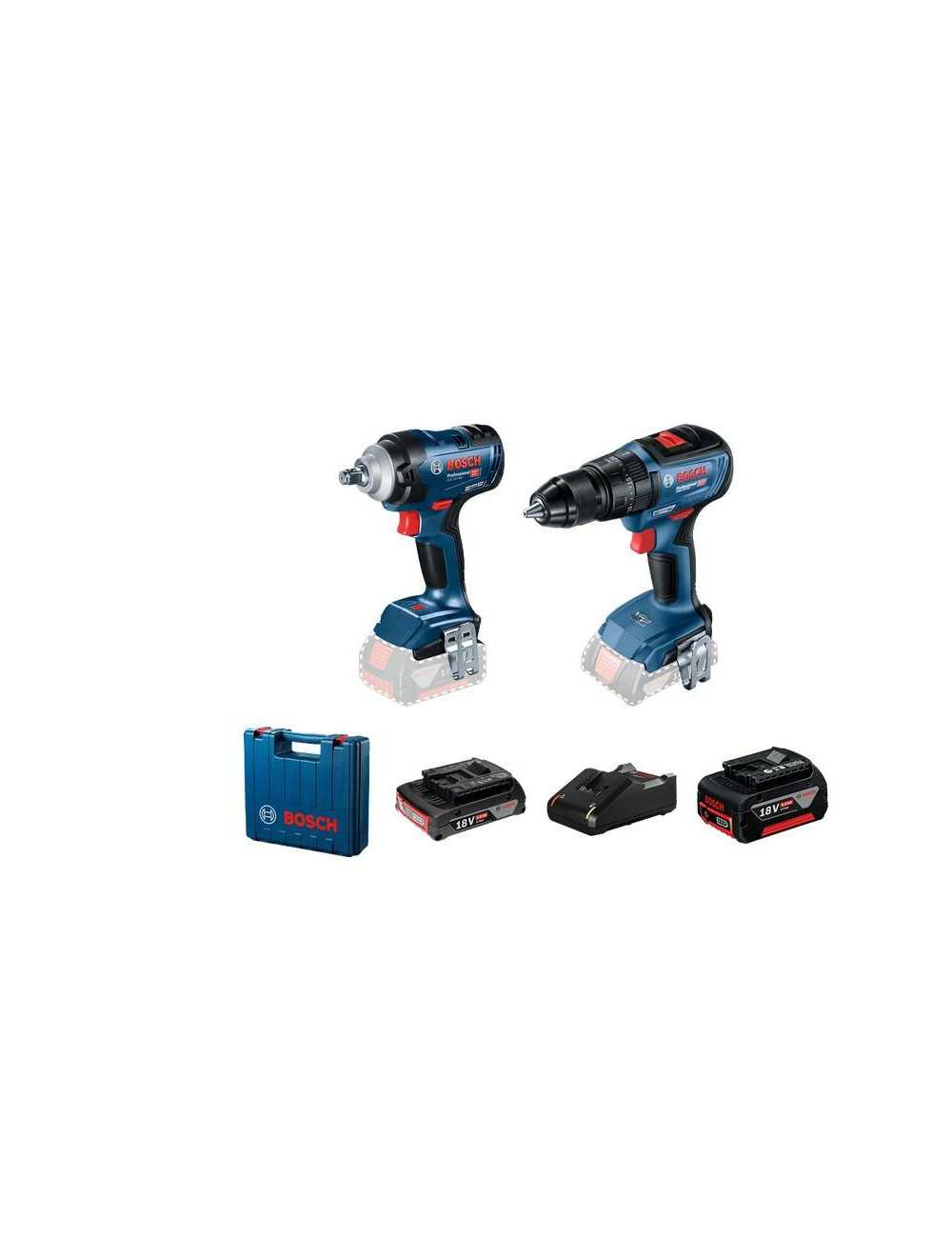 BOSCH ZESTAW ELEKTRONARZĘDZI 18V (GSB 18V-50 + GDS18 V-400)
