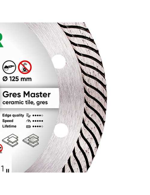 DISTAR TARCZA DIAMENTOWA GRES MASTER 125 x 1,4 x 10 x 22,23mm