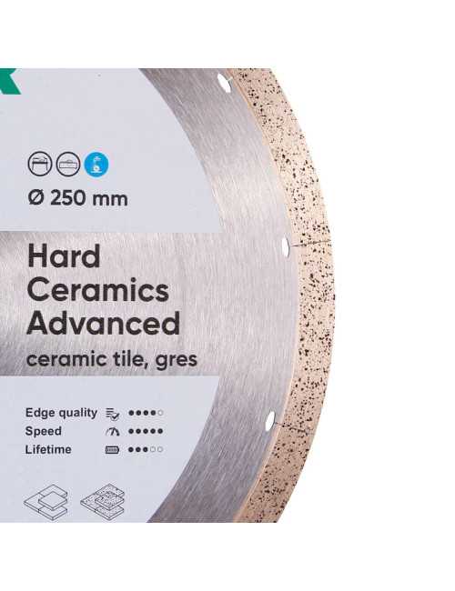 DISTAR TARCZA DIAMENTOWA HARD CERAMICS ADVANCED 250 x 1,5 x 10 x 25,4