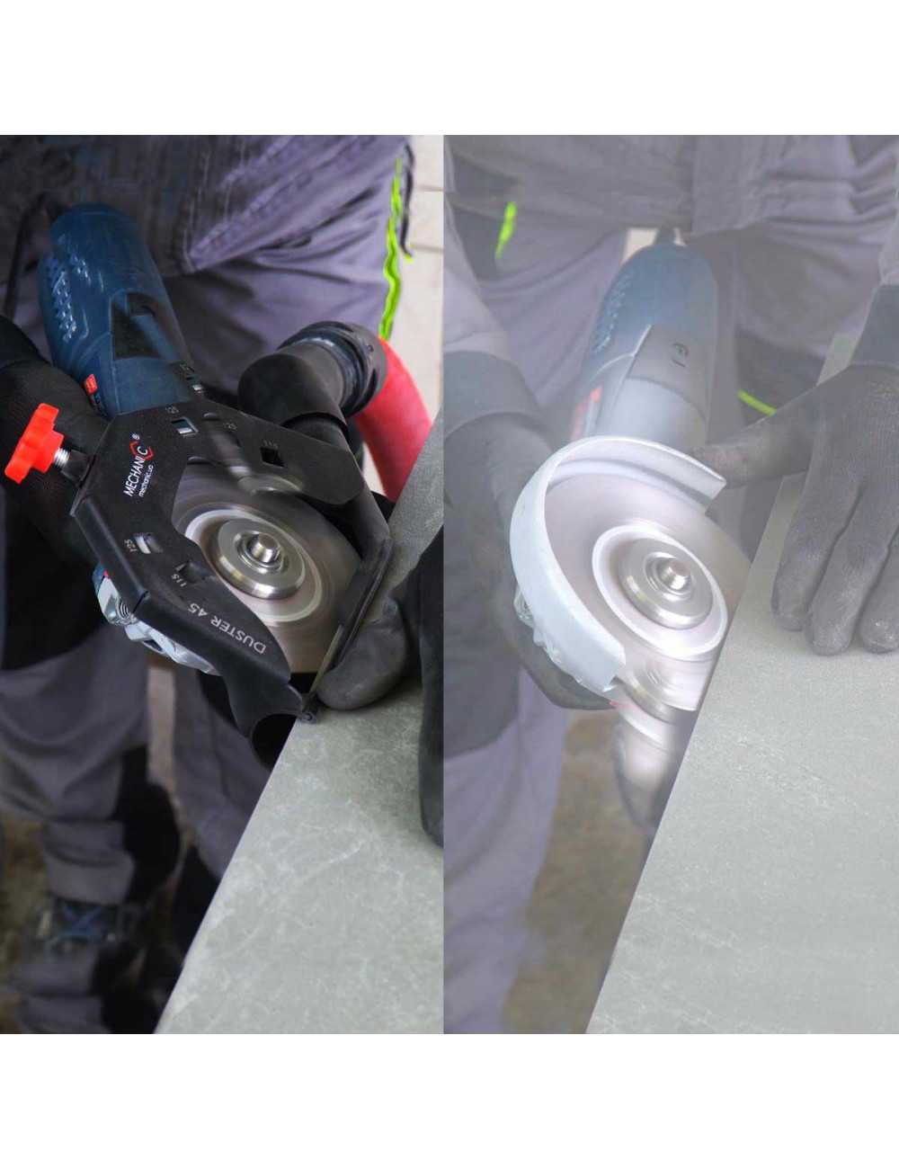 DISTAR PRZYSTAWKA ODSYSAJĄCA DO SZLIFIERKI KĄTOWEJ DUSTER 45 115mm-125mm