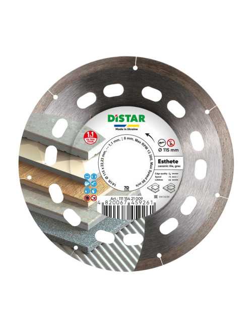 DISTAR TARCZA DIAMENTOWA ESTHETE 115 x 1,1 x 8 x 22,23mm