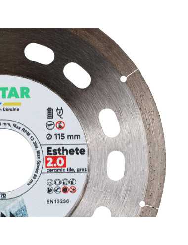 DISTAR TARCZA DIAMENTOWA ESTHETE 115 x 1,1 x 8 x 22,23mm