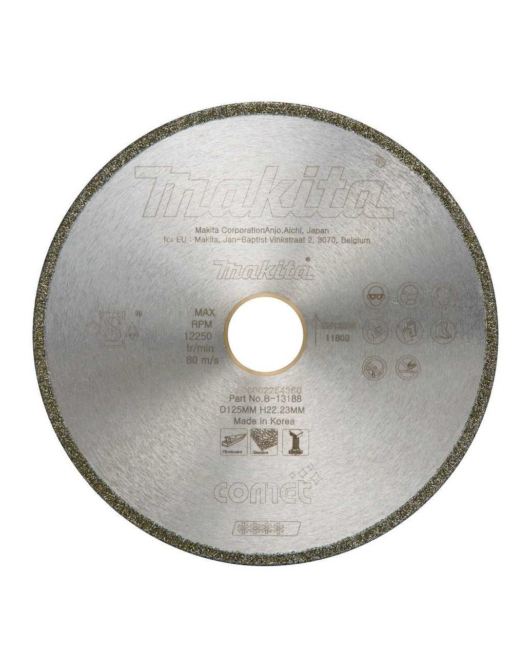 MAKITA TARCZA DIAMENTOWA 125x22,23mm PEŁNA (MOKRO) MARMUR B-13188