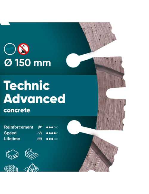 DISTAR TARCZA DIAMENTOWA TECHNIC ADVANCED 150 x 2,3 1,5 x 11 x 22,23-12