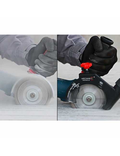 DISTAR PRZYSTAWKA ODSYSAJĄCA DO SZLIFIERKI KĄTOWEJ AIRDUSTER 115mm-125mm