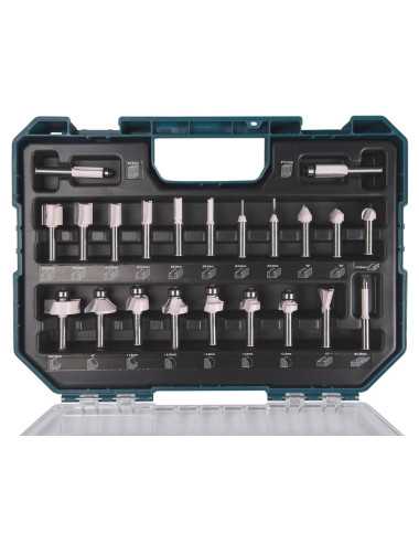 MAKITA FREZY UNIWERSALNE 8mm ZESTAW 22szt.