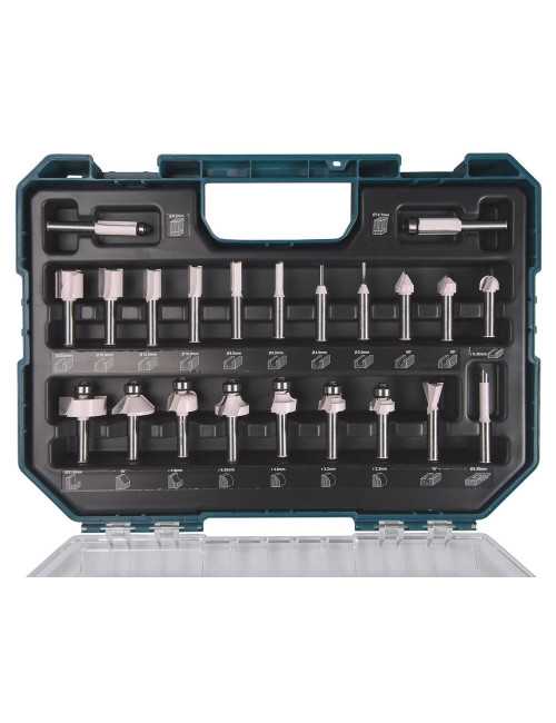 MAKITA FREZY UNIWERSALNE 8mm ZESTAW 22szt.