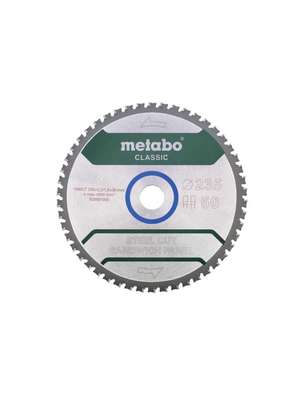 METABO PIŁA TARCZOWA FZ FA 230x30x50z  STEEL CUT SANDWICH PANEL CLASSIC