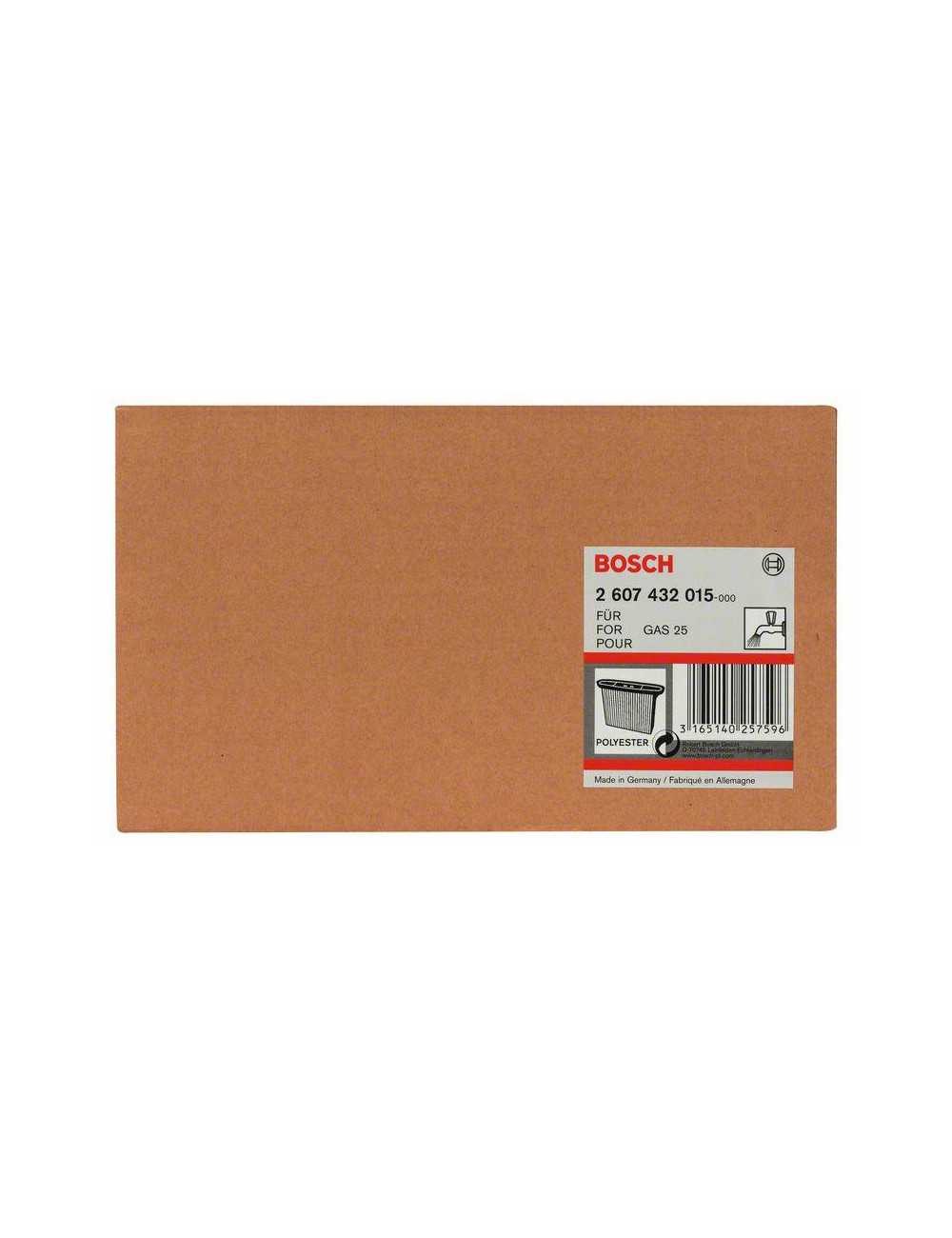 BOSCH FILTR POLIESTROWY  DO GAS25 DO STOSOWANIA NA MOKRO