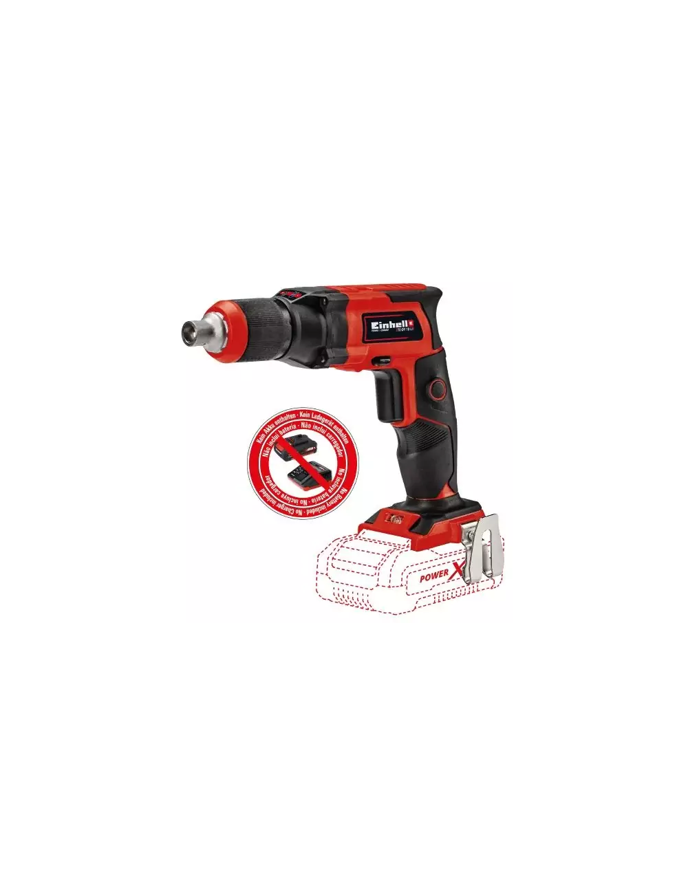 EINHELL WKRĘTARKA DO PŁYT GIPSOWYCH TE-DY 18 Li-Solo