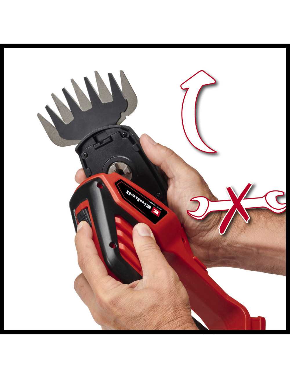 EINHELL NOŻYCE DO KRZEWÓW I TRAWY GE-CG 18 100 Li T-Solo