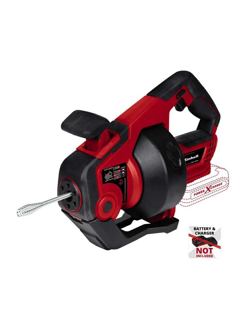 EINHELL UDRAŻNIACZ PRZEPYCHACZ DO RUR TE-DA 18 760 Li Solo