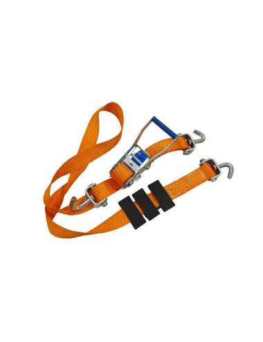 PAS DO LAWET Z KOSTKAMI 3m 50mm HAK OBROTOWY