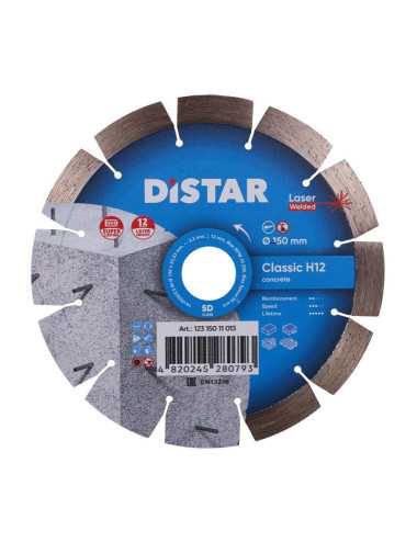 DISTAR TARCZA DIAMENTOWA CLASSIC H12 150 x 2,2 1,3 x 22,23mm