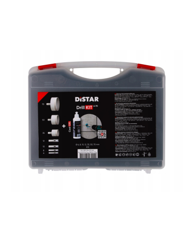 DISTAR ZESTAW OTWORNIC DRILLKIT 6-70 + COOLGEL