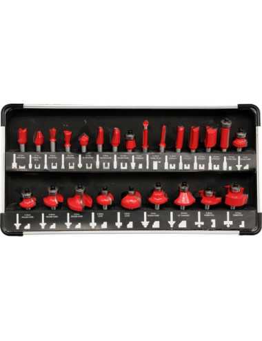 YATO FREZY KSZTAŁTOWE 24cz.  YT-6801