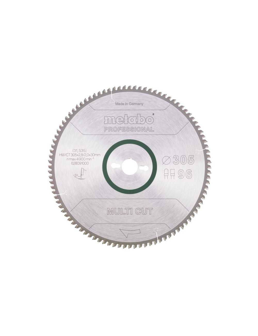 METABO PIŁA TARCZOWA FZ TZ 305x30x96z MULTI CUT PROFESSIONAL