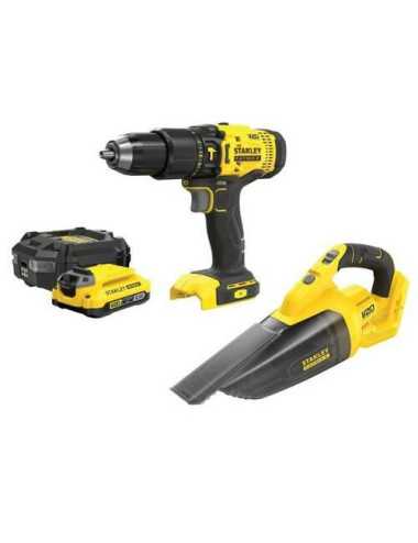 STANLEY ZESTAW V20 SFMCK219D1 (SFMCD711 + SFMCVH001B) 1x2,0Ah