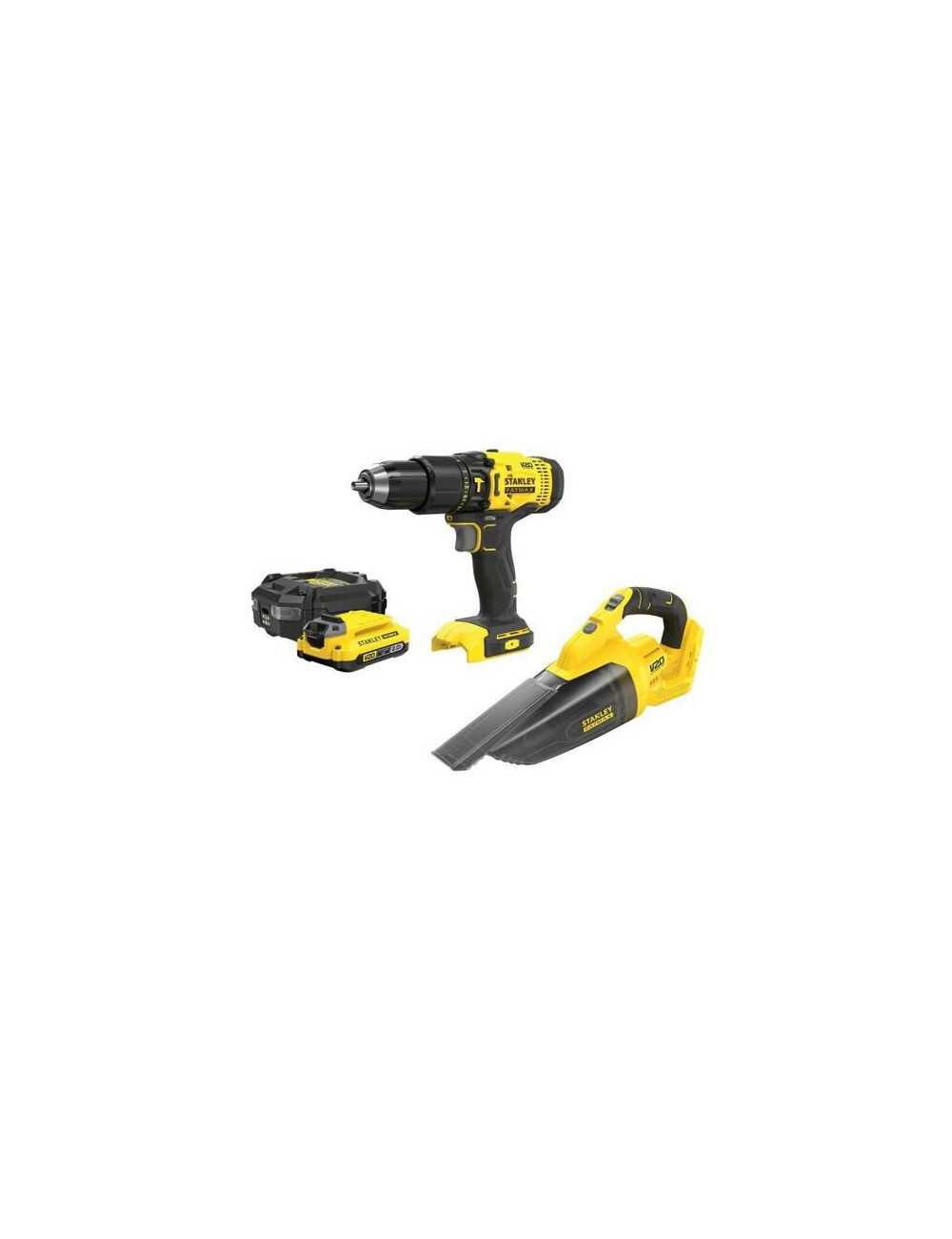 STANLEY ZESTAW V20 SFMCK219D1 (SFMCD711 + SFMCVH001B) 1x2,0Ah