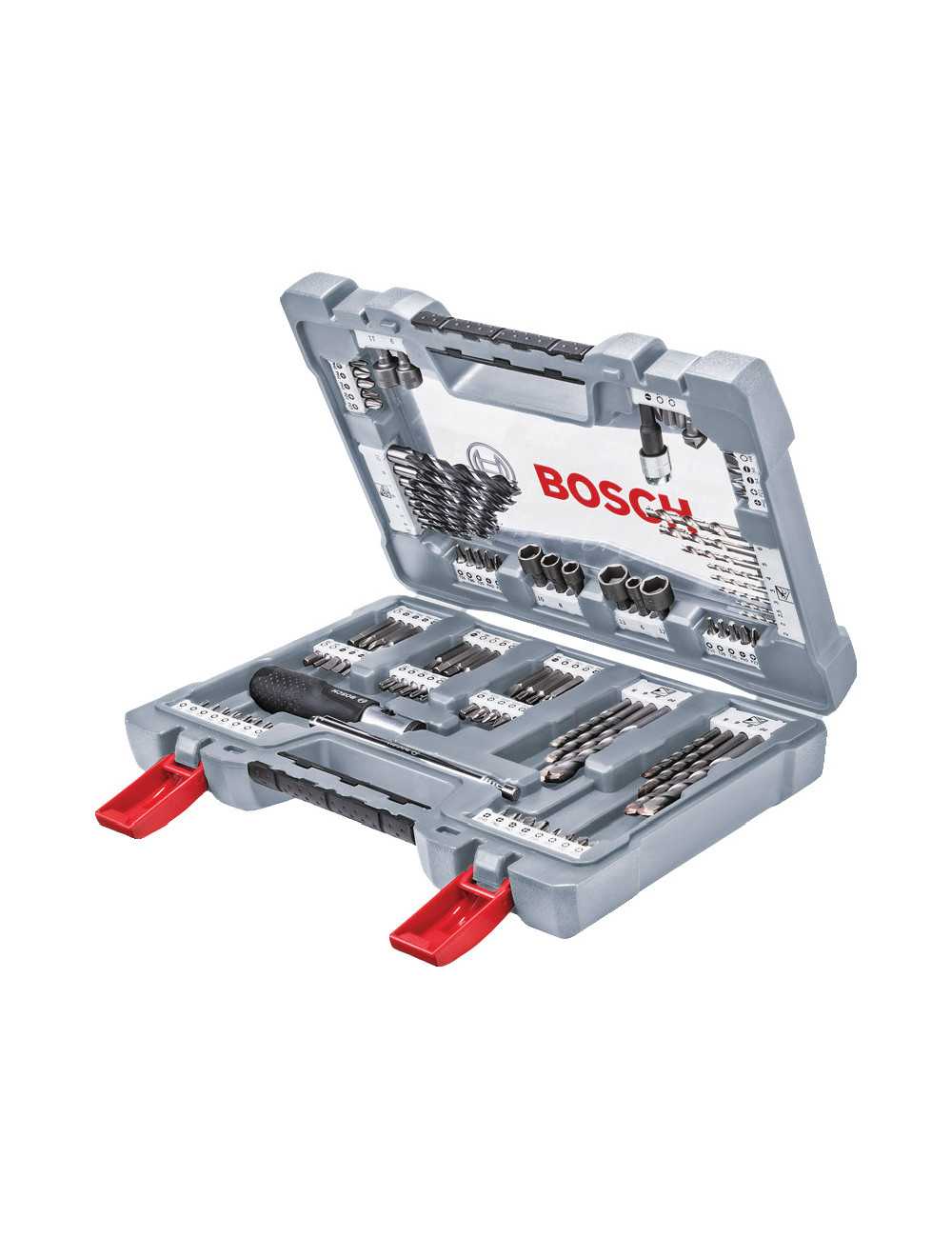 BOSCH ZESTAW WIERTŁA + KOŃCÓWKI 105cz.