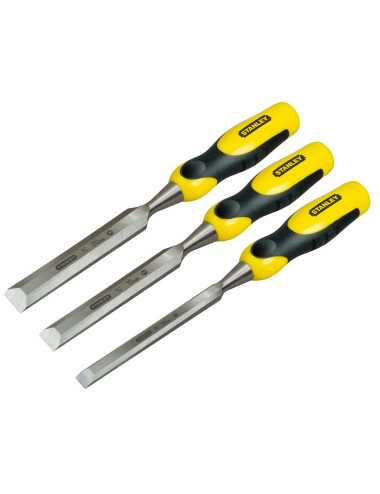 STANLEY ZESTAW DŁUT, DŁUTO DYNAGRIP  KOMPLET  3 szt. (10, 15, 20mm)