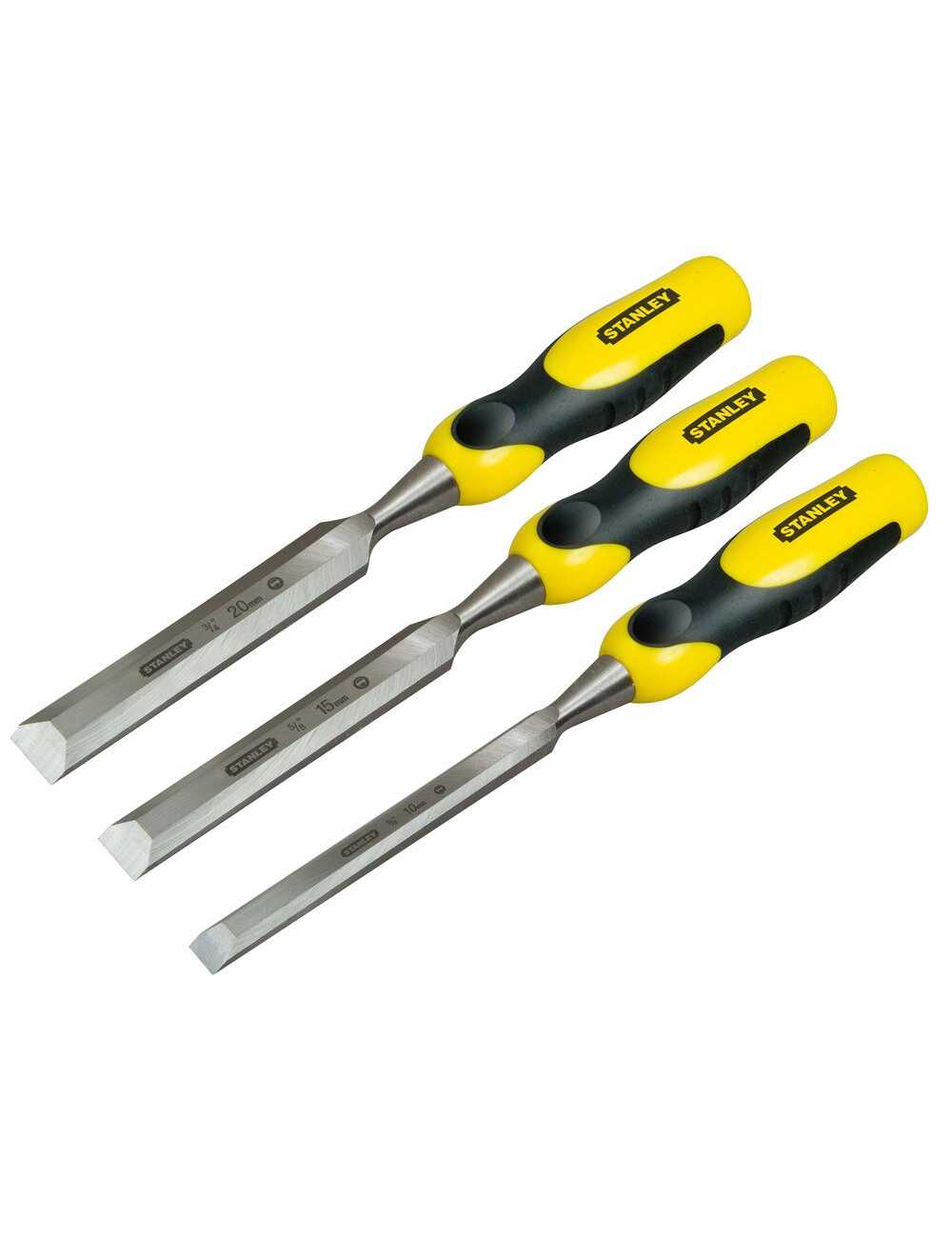 STANLEY ZESTAW DŁUT, DŁUTO DYNAGRIP  KOMPLET  3 szt. (10, 15, 20mm)