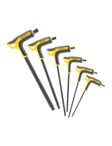 STANLEY ZESTAW KLUCZY SZEŚCIOKĄTNYCH,  TORX Z RĘKOJEŚCIĄ 6cz. FATMAX