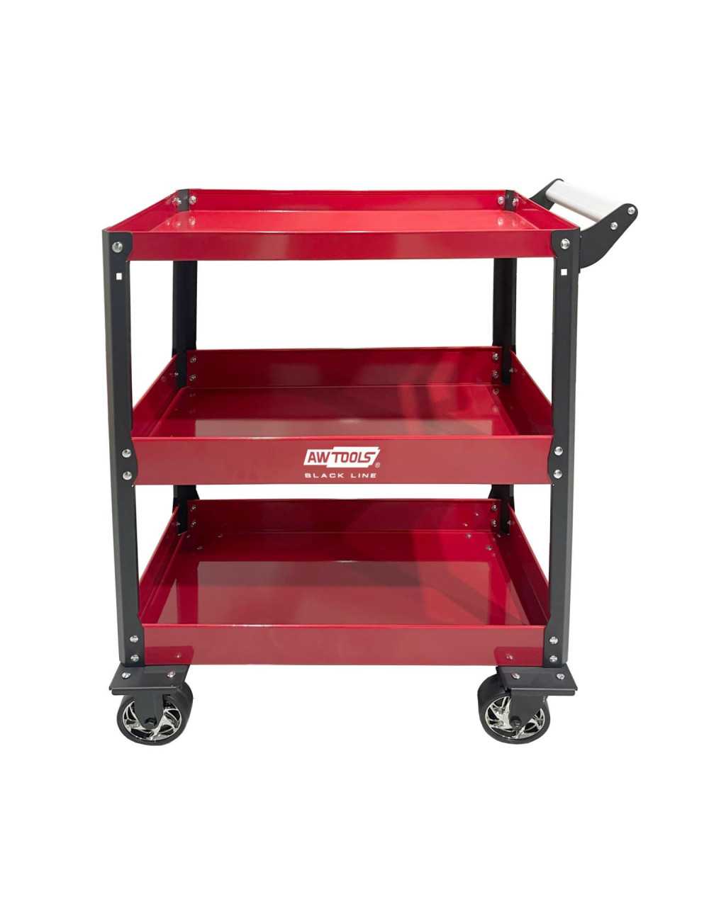 AWTOOLS WÓZEK WARSZTATOWY METALOWY 3 POZIOMY 100KG