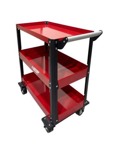 AWTOOLS WÓZEK WARSZTATOWY METALOWY 3 POZIOMY 100KG