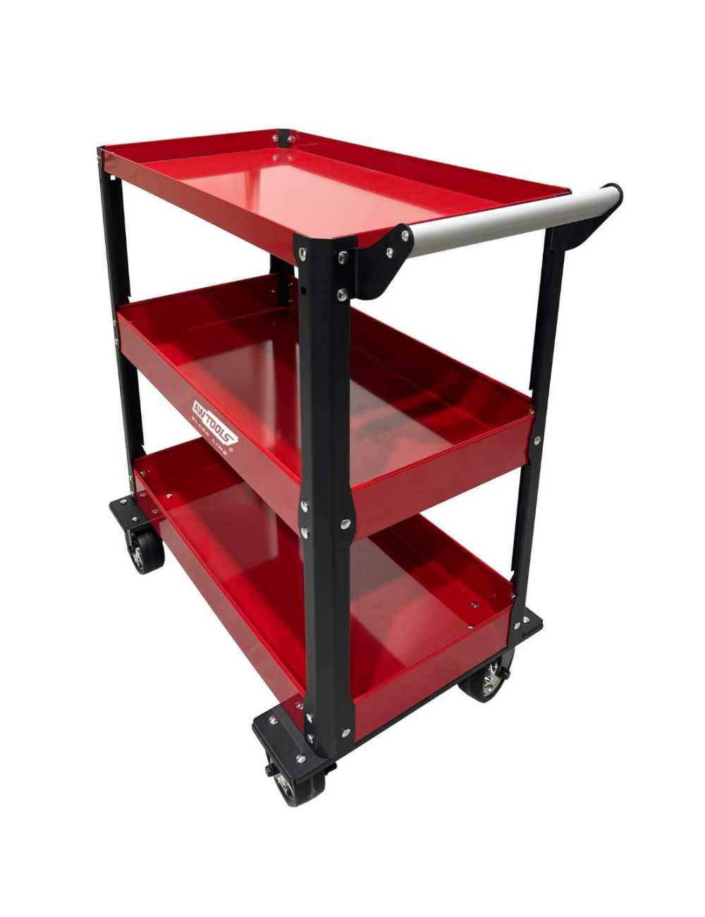 AWTOOLS WÓZEK WARSZTATOWY METALOWY 3 POZIOMY 100KG