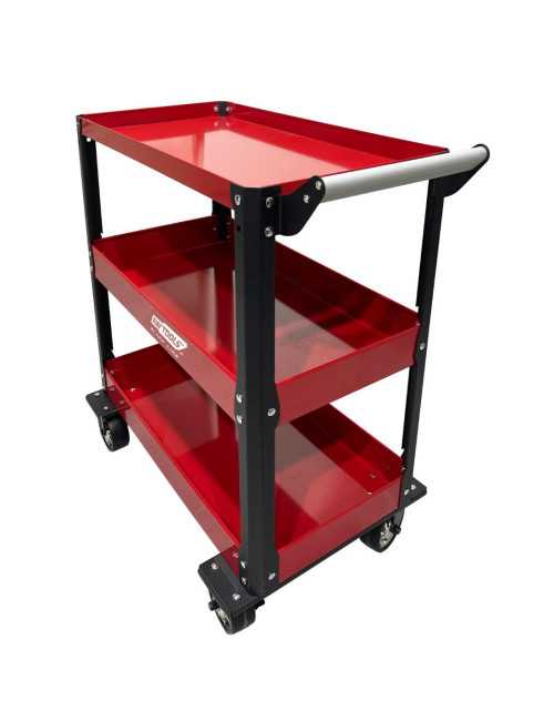 AWTOOLS WÓZEK WARSZTATOWY METALOWY 3 POZIOMY 100KG