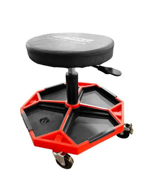 AWTOOLS SIEDZISKO WARSZTATOWE REGULOWANE Z PRZEGRODAMI BLACK LINE