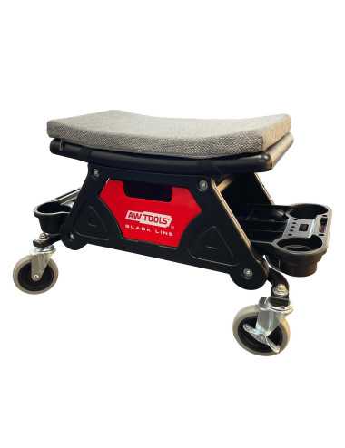 AWTOOLS SIEDZISKO WARSZTATOWE ZE SCHOWKIEM I PÓŁKAMI BLACK LINE