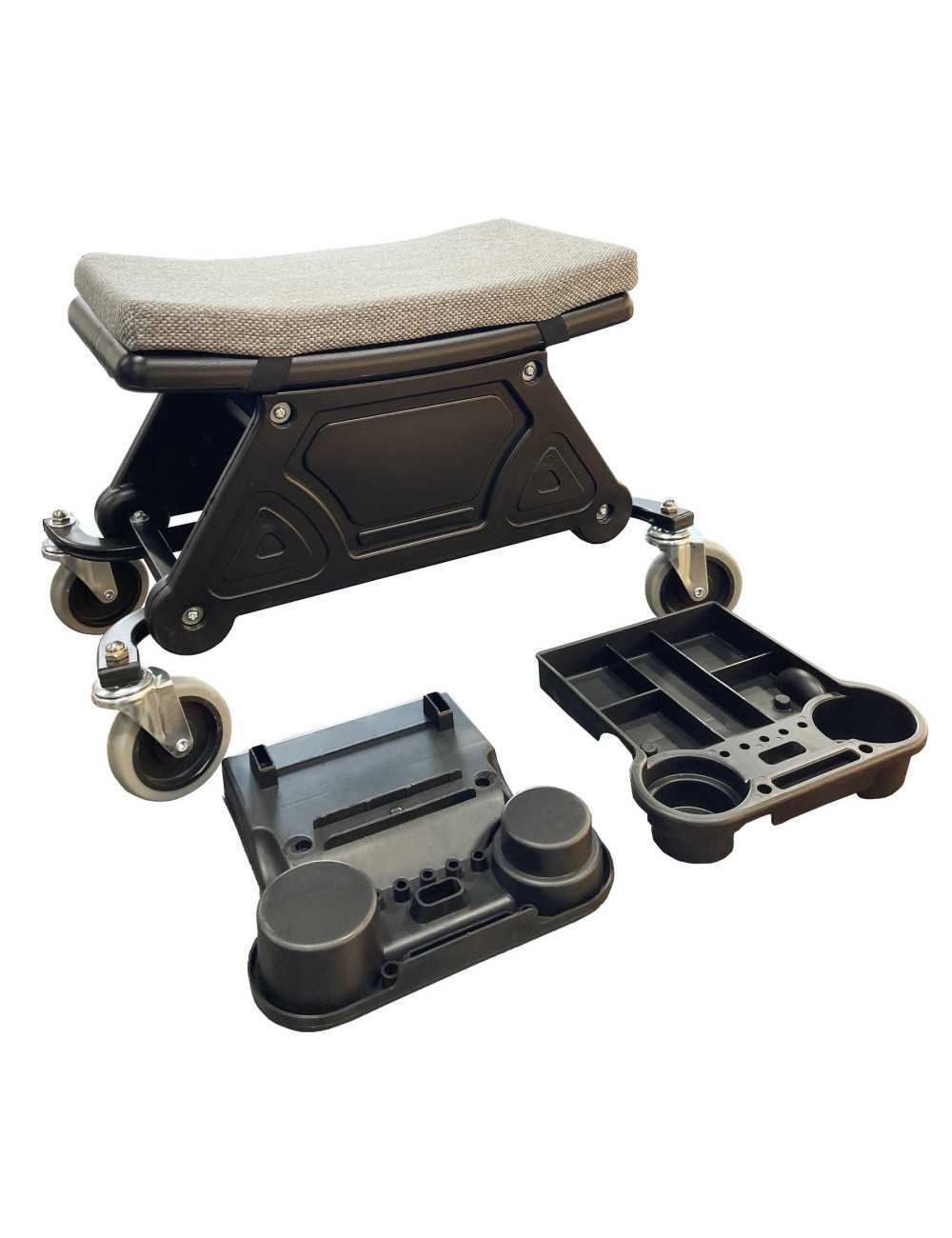 AWTOOLS SIEDZISKO WARSZTATOWE ZE SCHOWKIEM I PÓŁKAMI BLACK LINE