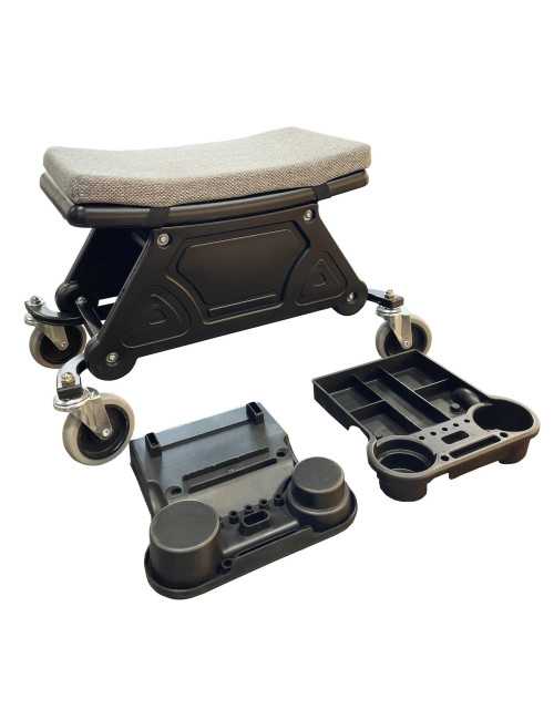 AWTOOLS SIEDZISKO WARSZTATOWE ZE SCHOWKIEM I PÓŁKAMI BLACK LINE