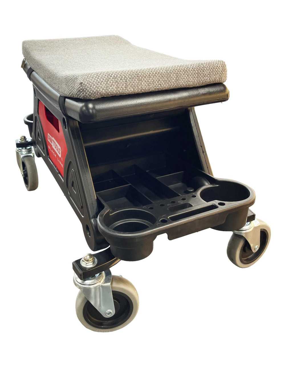 AWTOOLS SIEDZISKO WARSZTATOWE ZE SCHOWKIEM I PÓŁKAMI BLACK LINE