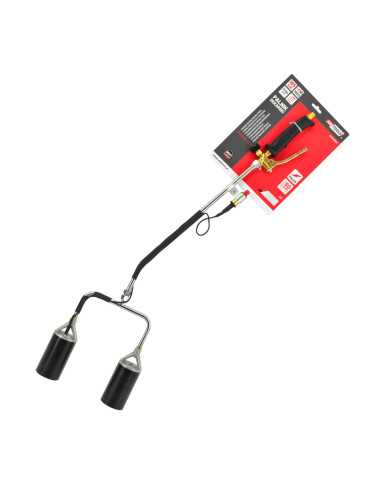 AWTOOLS PALNIK DEKARSKI DŁUGI Z DWOMA DYSZAMI - PIEZO