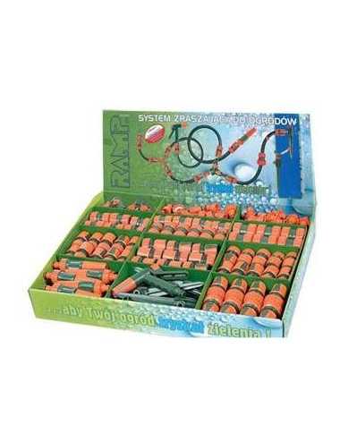 RAMP ZESTAW ZŁĄCZEK OGRODOWYCH 1 2" 3 4" 166 ELEMENTÓW R1500