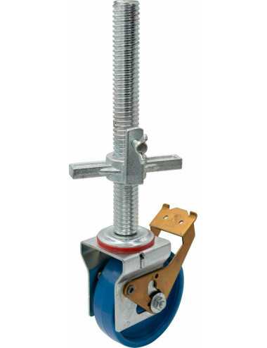 KRAUSE KÓŁKO DO RUSZTOWAŃ fi 150mm Z REGULACJĄ WYSOKOŚCI