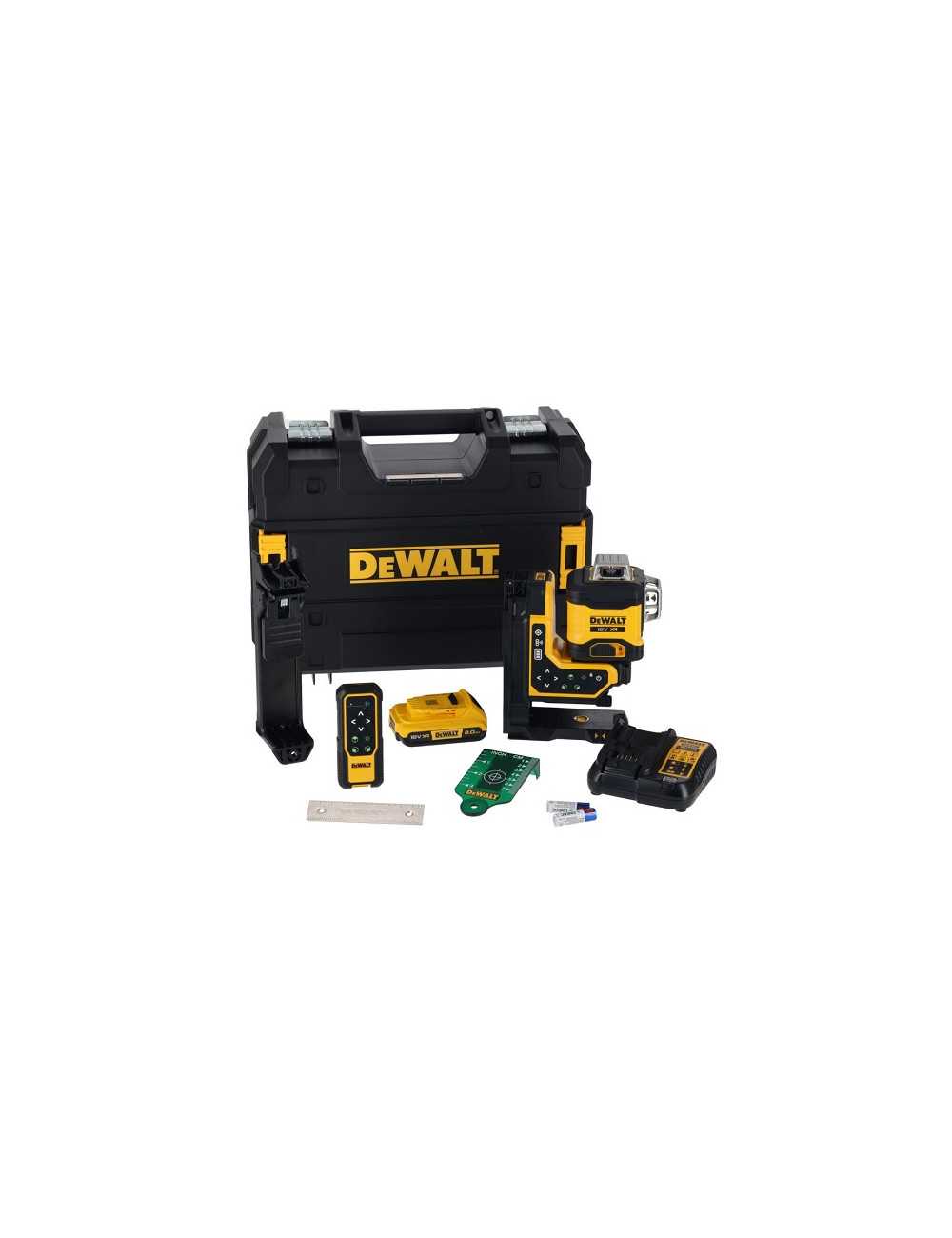 DEWALT LASER LINIOWY 18V DCLE34035D1 ZIELONY 3 x 360 1 x 2,0Ah