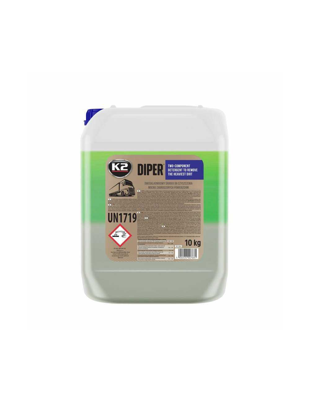 K2 NAJMOCNIEJSZY, DWUSKŁADNIKOWY PREPART DO USUWANIA NAJCIĘŻSZYCH ZABRUDZEŃ