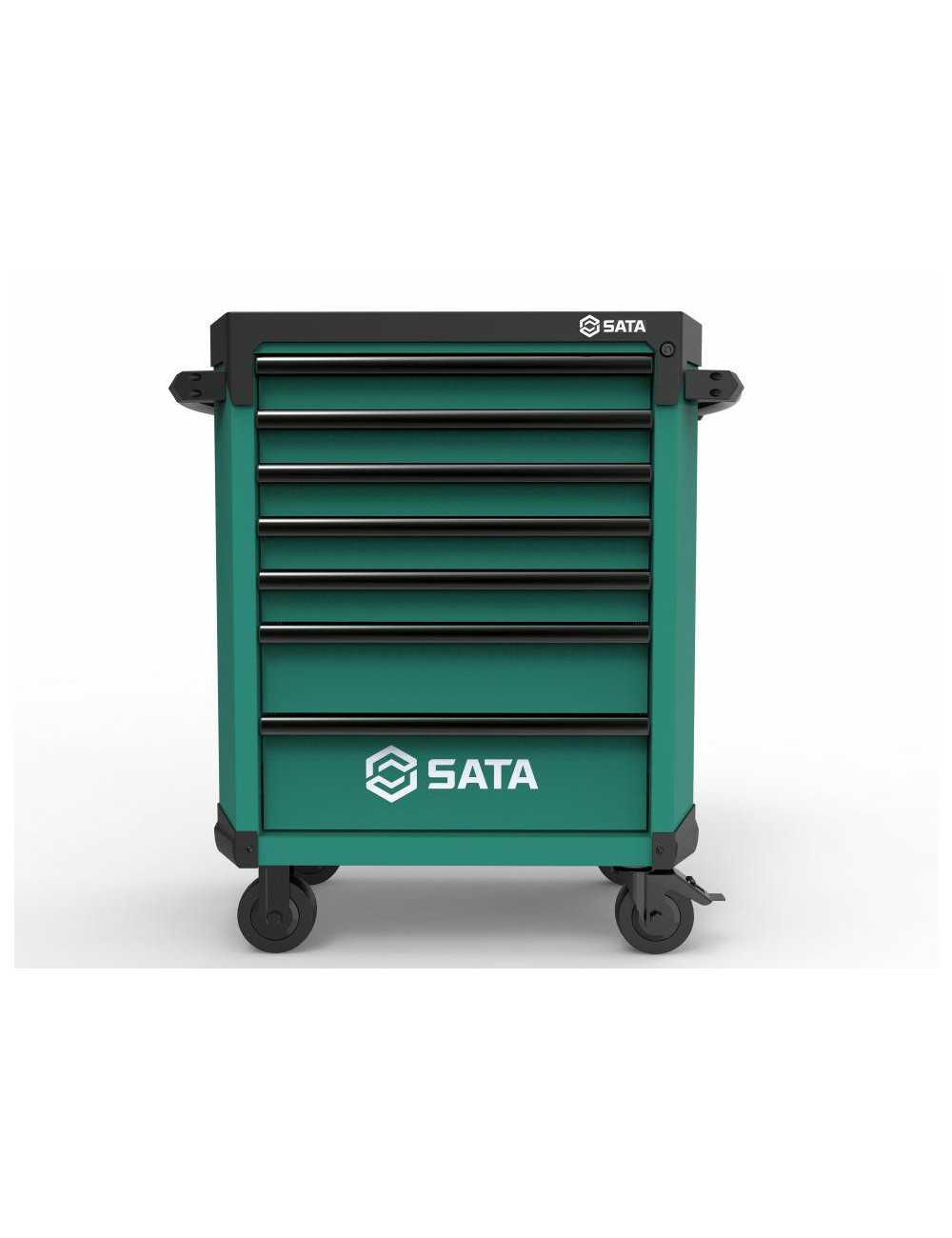 SATA WÓZEK WARSZTATOWY  7-SZUFLAD PRO ZIELONY 299cz.