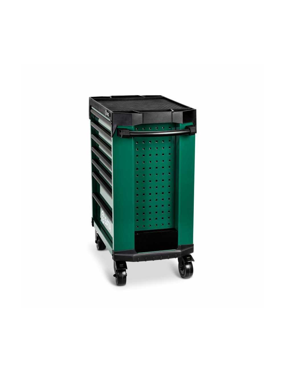SATA WÓZEK WARSZTATOWY  7-SZUFLAD PRO ZIELONY 299cz.