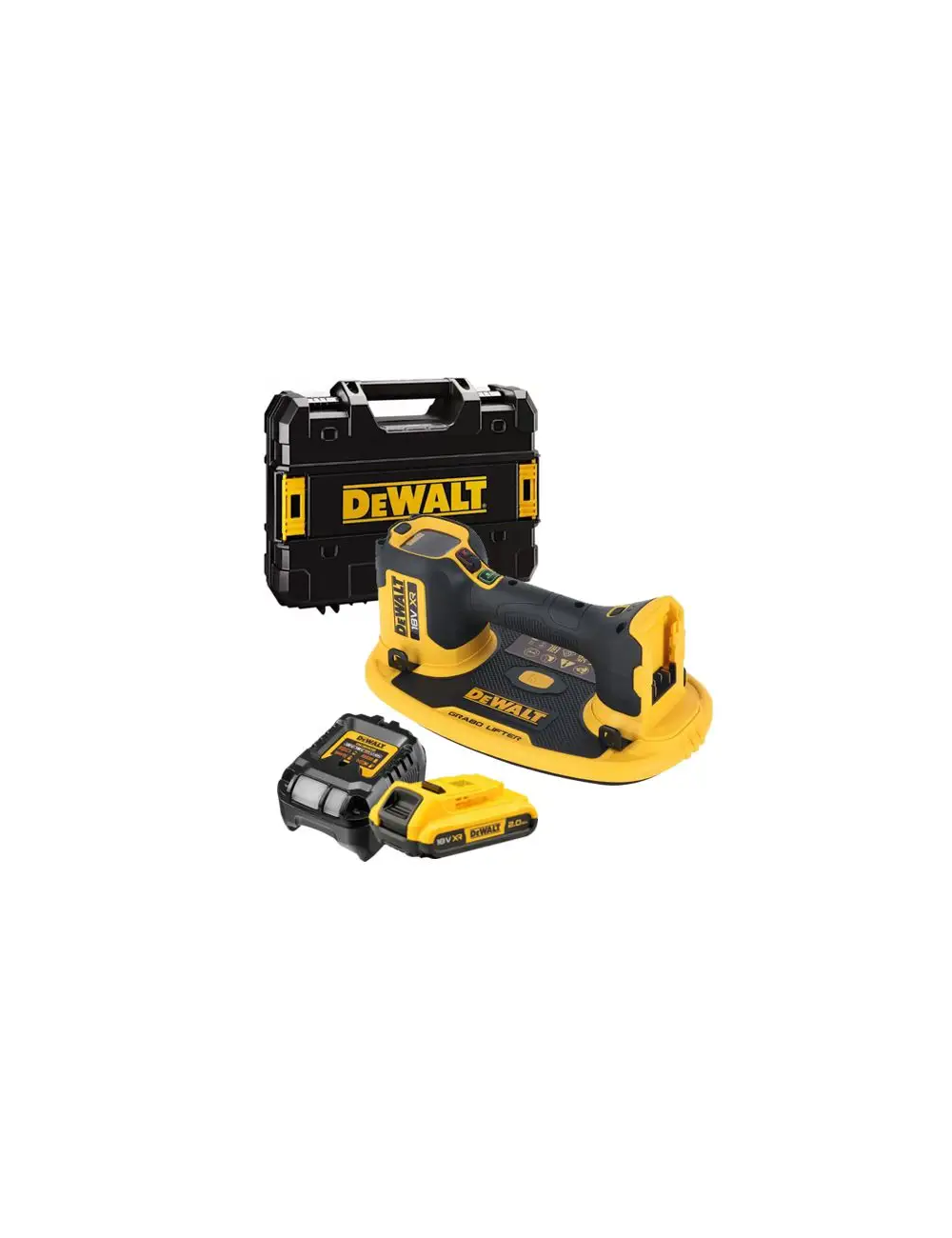 DEWALT PODNOŚNIK PRÓŻNIOWY GRABO 18V DCE590D1T 1x2Ah